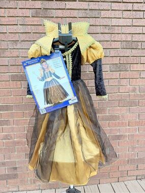 2009 Forum Novelties Renaissance Princess Halloween Costume Girls Size 4-6 Dress